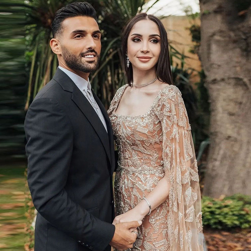 sachin and babi light blue dress Ellie Wilde - EW36227