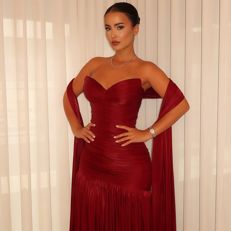 red dress babe St Germain Oh Polly Red Dress by Oh Polly