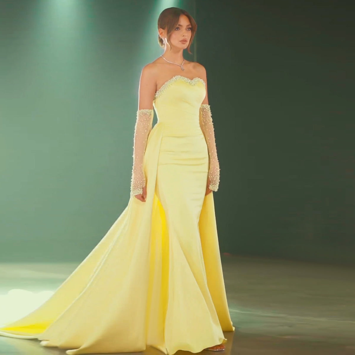 evening dress with gloves Evening Dress