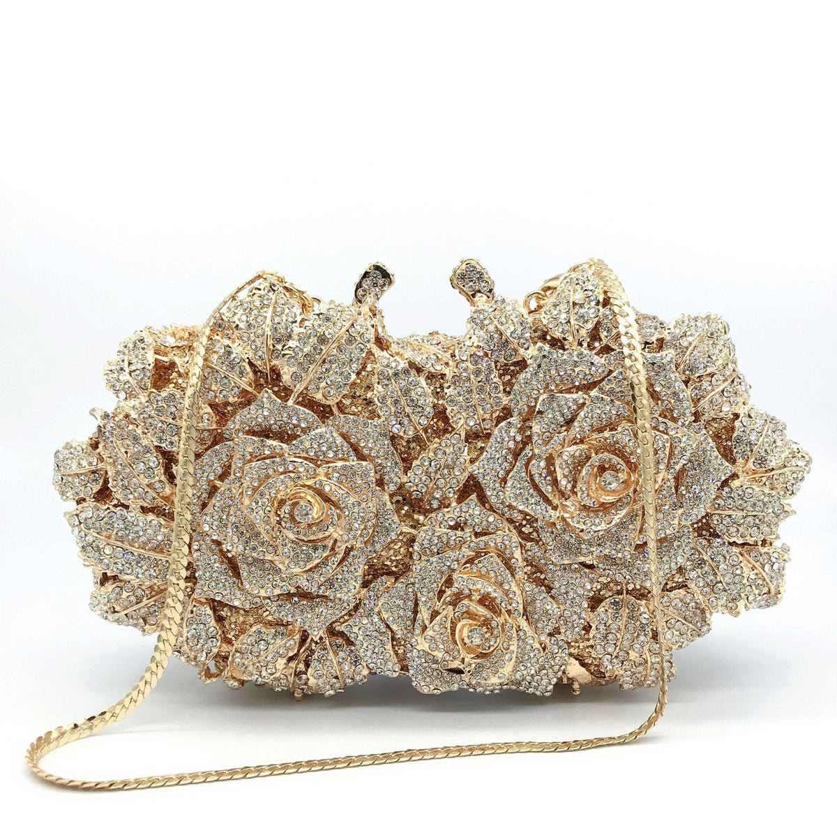 Rose Diamond Hollow Evening Clutch Bag HB007