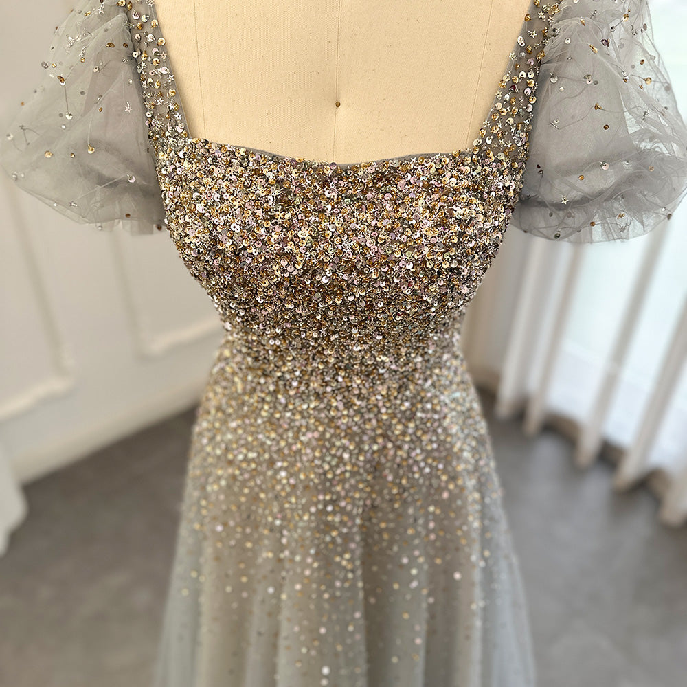 Dreamy Vow Chic Rose Pink Luxury Dubai Evening Dresses for Women Wedding Party Burgundy Gold Long Arabic Formal Prom Gown 109