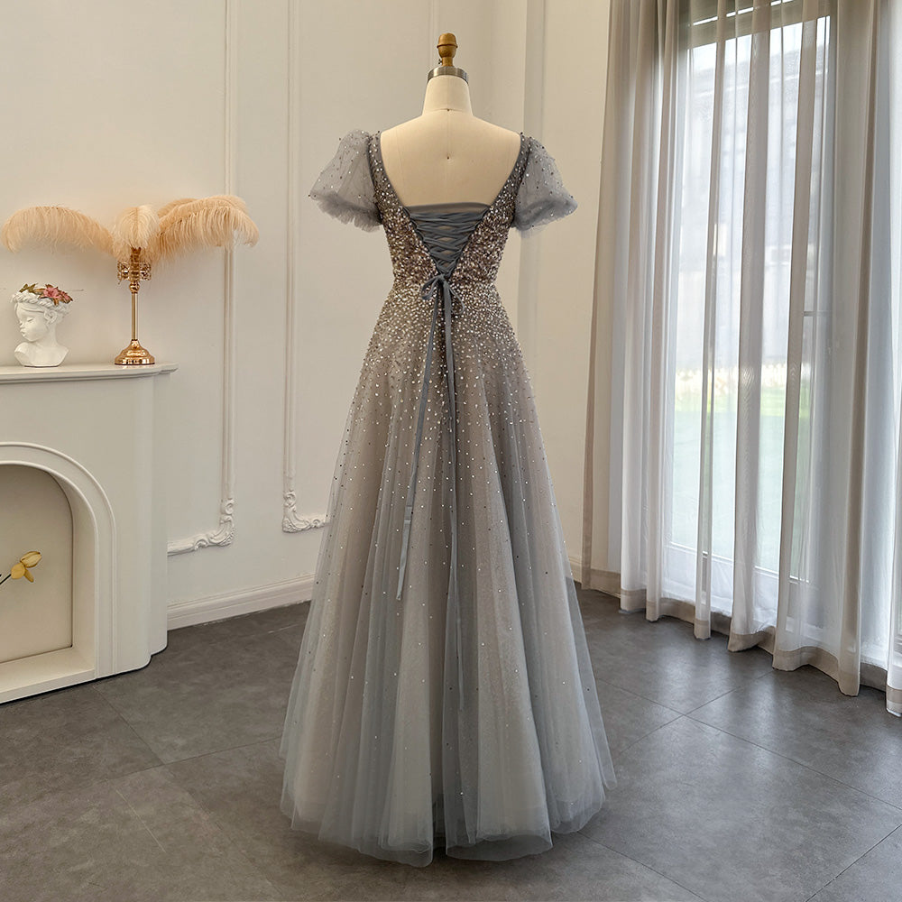 Dreamy Vow Chic Rose Pink Luxury Dubai Evening Dresses for Women Wedding Party Burgundy Gold Long Arabic Formal Prom Gown 109