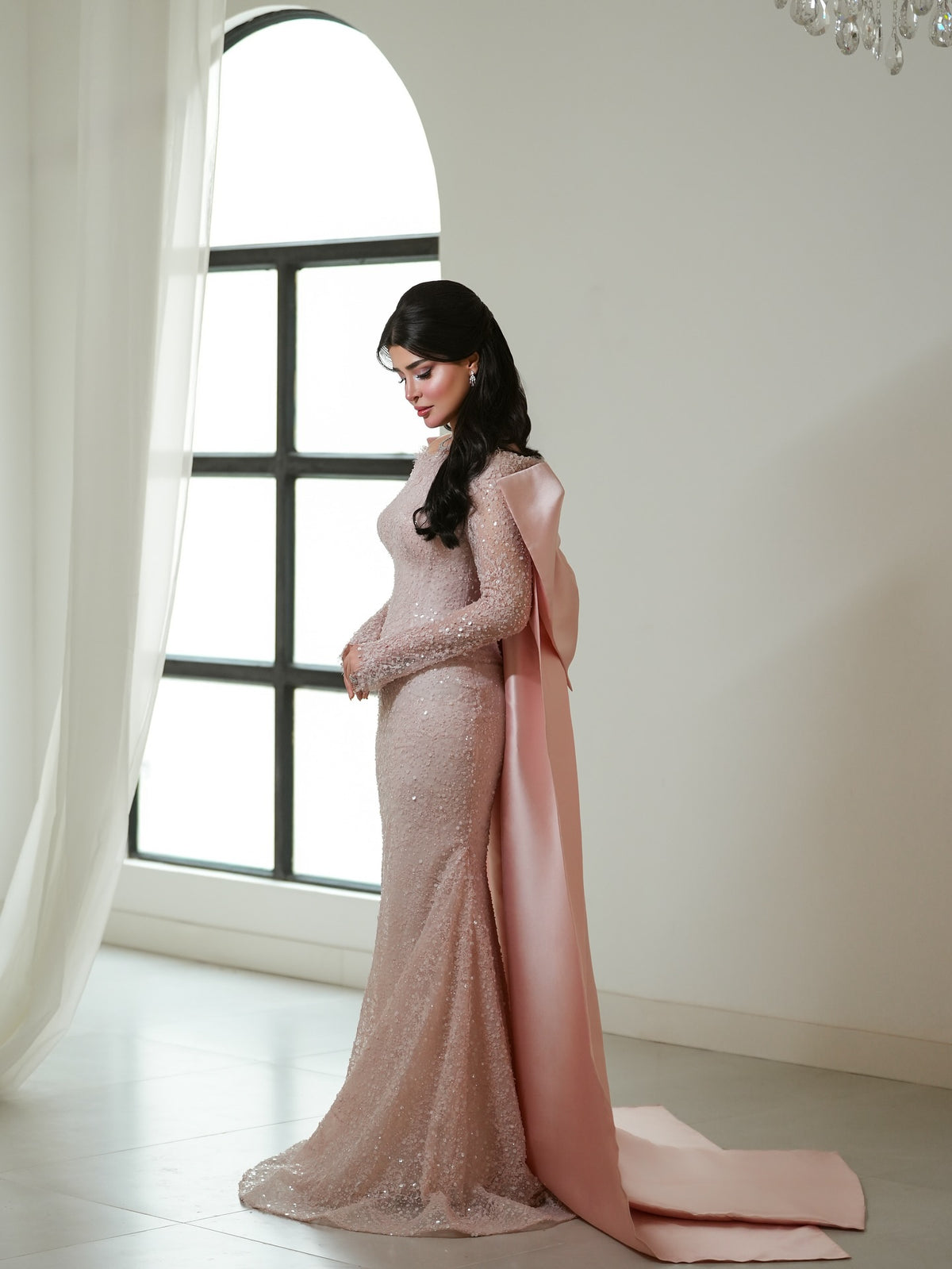 sequin lace cape dress SEQUIN MIDI CAPE DRESS IN WHITE