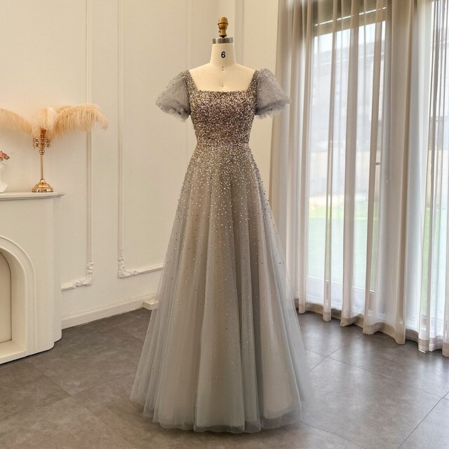 Dreamy Vow Chic Rose Pink Luxury Dubai Evening Dresses for Women Wedding Party Burgundy Gold Long Arabic Formal Prom Gown 109